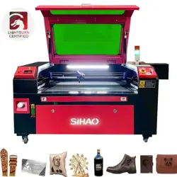 ?VEVOR 100W CO2 LASER ENGRAVER W/RUIDA & LIGHTBURN FOR WOOD/FABRIC/METAL