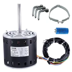 3/4HP FURNACE BLOWER MOTOR 208-230V 3.85A 1075RPM 5 SPEEDS CW/CCW ROTATION