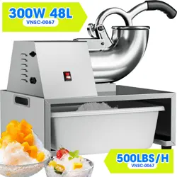 COMMERCIAL HAWAIIAN SHAVED ICE SNOW CONE ELECTRIC MACHINE SLUSH PARTY BOX 300W