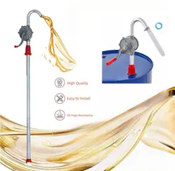 5 TO 55 GALLON DRUM ROTARY BARREL PUMP HAND CRANK DIESEL FUEL OIL TRANSFER PUMP