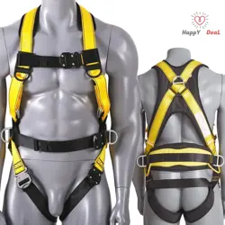 SAFETY HARNESS FULL BODY HARNESS FALL PROTECTION WITH ADDED PAD SIDE RINGS DORSA