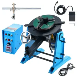 30KG ROTARY WELDING POSITIONER 0-90 POSITIONING TURNTABLE TABLE 1-12RPM