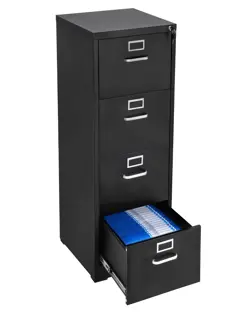 4 DRAWER FILE CABINET METAL VERTICAL CABINET WITH LOCK FOR HOME OFFICE