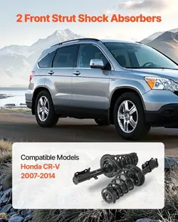 FRONT SHOCK ABSORBER STRUT ASSEMBLY 2PCS FIT 2007-2014 HONDA CR-V