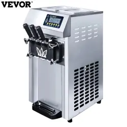 ?VEVOR COMMERCIAL ICE CREAM MACHINE PRE-COOLED COUNTERTOP SOFT SERVE MAKER TOOL