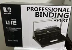 COIL SPIRAL BINDING MACHINE MANUAL BOOK MAKER 34 HOLES LETTER SIZE A4 A5