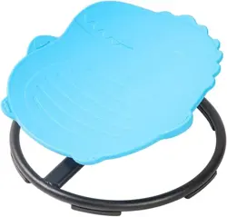 DINOSAUR KIDS SPINNING CHAIR 220 LBS SENSORY SWIVEL CHAIR SEAT BLUE