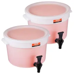 VEVOR DRINK DISPENSER 3 GAL BEVERAGE DISPENSER FOR PARTIES PLASTIC WITH SPIGOT