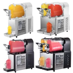 VEVOR SLUSHY MACHINE DAIQUIRI MACHINE COMMERCIAL 3/6L FROZEN DRINK WHITE/BLACK #