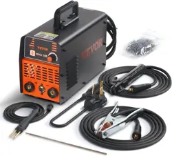 VEVOR STICK WELDER, 180AMP 3 IN 1 ARC/LIFT TIG & PLASTIC WELDER MACHINE 110/220V