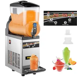 VEVOR COMMERCIAL 15L SLUSH MACHINE FROZEN DRINK MARGARITA SLUSH SMOOTHIE MAKERS