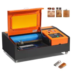 VEVOR 40W CO2 LASER ENGRAVER  CUTTER 12X8IN 11.8IPS CUTTING ENGRAVING MACHINE