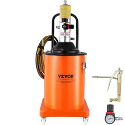 VEVOR GREASE PUMP, 5 GALLON AIR GREASE PUMP WITH 13 FT HIGH PRESSURE HOSE