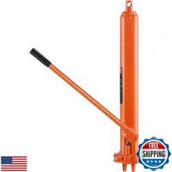 VEVOR HYDRAULIC LONG RAM JACK, 8 TON ENGINE HOIST CYLINDER WITH SINGLE PISTON