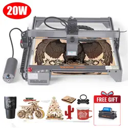 VEVOR LASER ENGRAVER ENGRAVING MACHINE COMPRESSED ROTARY ROLLER 15.7X15.7