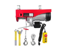 LIFT ELECTRIC HOIST 440LBS,480W 110V ELECTRIC WINCH WITH 14FT WIRED REMOTE VEVOR