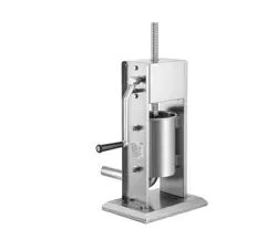 8LBS/5L MANUAL SAUSAGE STUFFER MAKER MEAT FILLER MACHINE STAINLESS STEEL VEVOR