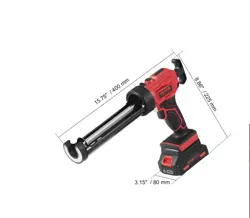20V CORDLESS ELECTRIC CAULKING GUN 10OZ/300ML WITH 4 ADJUSTABLE SPEEDS VEVOR