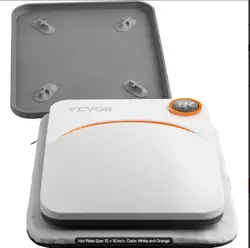 VEVOR PORTABLE HEAT PRESS MACHINE, 10X12INCHES SHIRT PRINTING SUBLIMATION