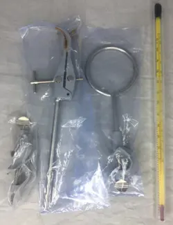 SUPPORT CLAMPS THERMOMETER