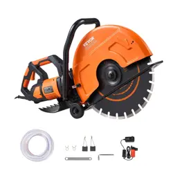 VEVOR ELECTRIC CONCRETE SAW, 16 IN, 3200 W 15 A MOTOR CIRCULAR SAW CUTTER WITH M