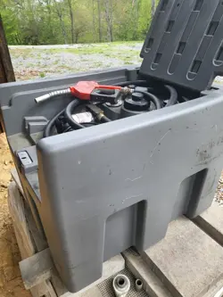  VEVOR PORTABLE DIESEL TANK, 58 GALLON CAPACITY & 10 GPM FLOW