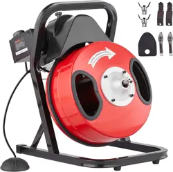 VEVOR 50FTX1/2INCH DRAIN CLEANER MACHINE , SEWER