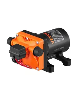 VEVOR WATER DIAPHRAGM PUMP, 12V DC, 3.5 GPM FLOW, 55 PSI RATED PRESSURE