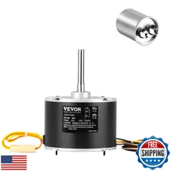 VEVOR OEM UPGRADED CONDENSER FAN MOTOR, 1/5HP, 825RPM, REPLACEMENT FOR AC GE 