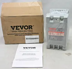 SINGLE PHASE TO 3 PHASE CONVERTER 2HP(1.5KW) DIGITAL SHIFTER CPS-2HP VEVOR NIB