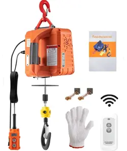 VEVOR 3-IN-1 ELECTRIC HOIST WINCH, 1100LBS PORTABLE ELECTRIC WINCH, 110V POWER W