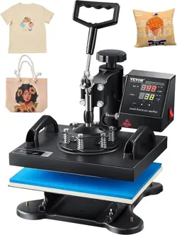 VEVOR HEAT PRESS - 12X10INCH T-SHIRT PRESS MACHINE