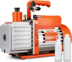 US VEVOR 5 CFM 2 STAGE ROTARY VANE VACUUM PUMP 1/2 HP AIR VACUUM PUMP SPARKL#2K