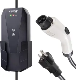 US VEVOR LEVEL 1+2 EV CHARGER  16 AMP 110-240V  PORTABLE ELECTRIC VEHICLE CH#2K