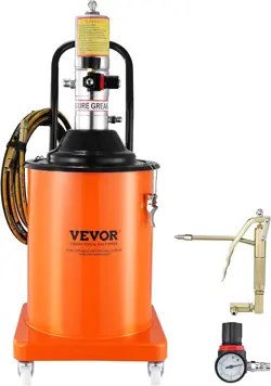 US VEVOR GREASE PUMP  5 GALLON AIR GREASE PUMP WITH 13 FT HIGH PRESSURE HOSE#2K