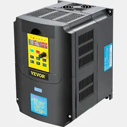 VEVOR 4KW 220V 5HP VARIABLE FREQUENCY DRIVE CONVERTER VFD INVERTER 1 TO 3 PHASE,