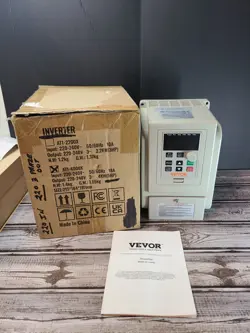XSY-AT1 INVERTER AT1-4000X 12KVA 4KW 5HP SINGLE PHASE 220V. 20AMP VEVOR NEW!