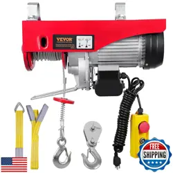 VEVOR ELECTRIC HOIST, 440LBS ATTIC HOIST, LADDER HOIST, 110V ELECTRIC HOIST W