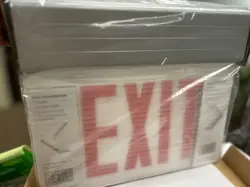 VEVOR LED EXIT SIGN WITH EMERGENCY LIGHTS PACK OF 4 PIECES