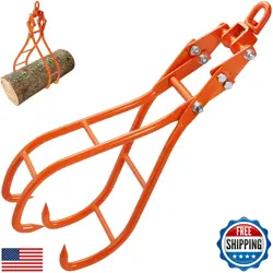 VEVOR TIMBER CLAW HOOK, 36 INCH 4 CLAW LOG GRAPPLE FOR LOGGING TONGS, SWIVEL 