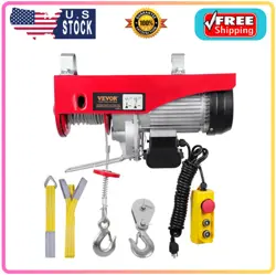 VEVOR ELECTRIC HOIST, 440LBS ATTIC HOIST, LADDER HOIST, 110V ELECTRIC HOIST...
