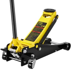 HOT-VEVOR LOW PROFILE FLOOR JACK 2.5 TON HEAVY DUTY STEEL DUAL PISTON RAPID PUMP
