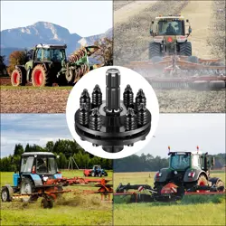 VEVOR SLIP CLUTCH,  PTO SLIP CLUTCH, 6 SPLINE ENDS PTO FRICTION CLUTCH, CARBURIZ