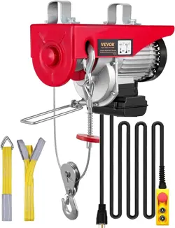 	VEVOR 440LBS ELECTRIC HOIST WITH 14FT WIRED REMOTE CONTROL ELECTRIC HOIST 110	