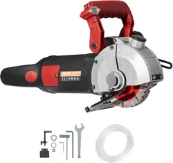 US VEVOR WALL CHASER, 4800W SLOTTING MACHINE WITH LASER GUIDE 6500RPM, MAX GROOV