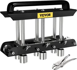 US VEVOR THREE-STATION EDGE ROLLER BENDER, 0-90° BENDING ANGLE SHEETMETAL BREAK,