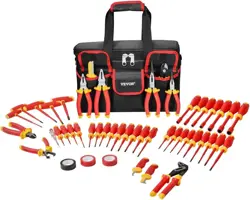 US VEVOR INSULATED SCREWDRIVER SET, 50-PIECE PROFESSIONAL ELECTRICAL SCREWDRIVER