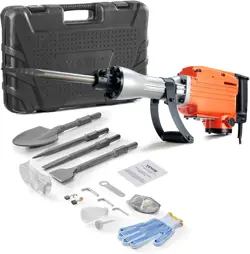 US VEVOR DEMOLITION JACK HAMMER, MAX 2200W ELECTRIC JACKHAMMER HEAVY DUTY, 1350