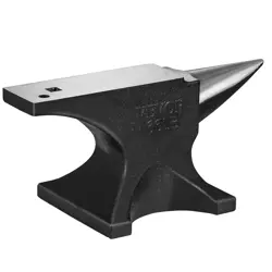 US VEVOR SINGLE HORN ANVIL, 66LBS CAST STEEL ANVIL, HIGH HARDNESS RUGGED ROUND H