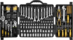 US VEVOR MECHANICS TOOL SET 207 PIECES 1/4